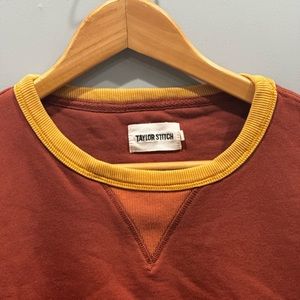 Taylor Stitch - Men’s Fillmore Crewneck - Campfire Colorblock - 42 (Large)